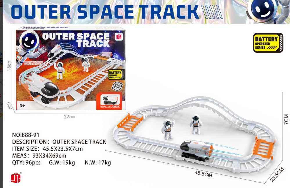 Set autostrada spaziale fai-da-te - Space Track - 888-91 - 900314