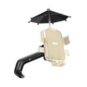 Supporto per smartphone per bicicletta/motocicletta con parasole - YC-M2S - 811900 - Beige