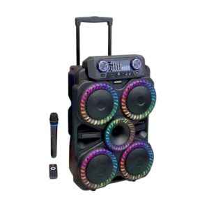 Φορητό ηχείο subwoofer με μικρόφωνο Karaoke - QS-4238 - 813126