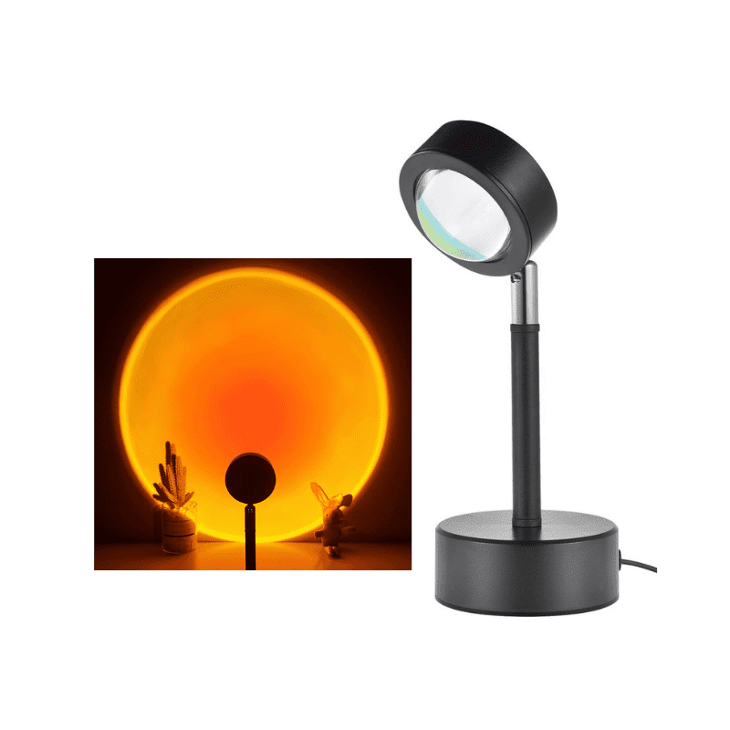 Lampada LED con effetto tramonto caldo - Red Sunset - 883198