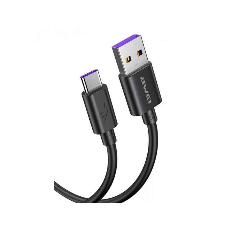 Καλώδιο φόρτισης & data - Type-C - CL-113T - Fast Charge - 5A - AWEI - 000956