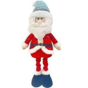 Χριστουγεννιάτικη λούτρινη κούκλα Άγιος Βασίλης - Πτυσσόμενη - MY93102A - 501425