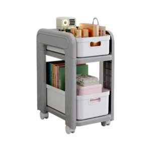 Πλαστική ραφιέρα τροχήλατη 2 επιπέδων - 5302-2 - 915145