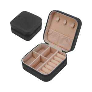 Θήκη οργάνωσης κοσμημάτων mini με φερμουάρ - LD1006 - 922132 - Black