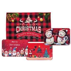 Χαλάκι Εξώπορτας Εορτών 60x40cm Xmasfest 1131197