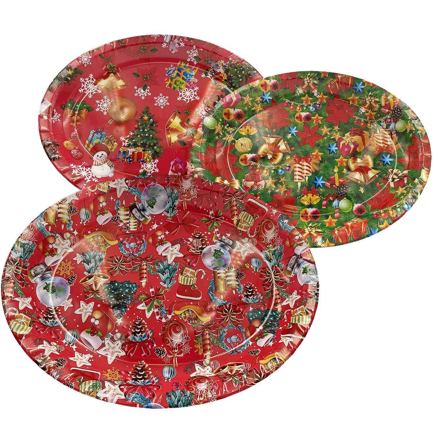 Δίσκος Χριστουγέννων Οβάλ 40x31cm Xmasfest 1131286