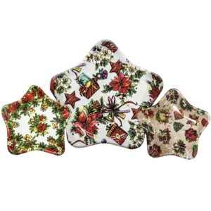 Δίσκος Χριστουγεννιάτικος Αστέρι 32cm Xmasfest 1131288