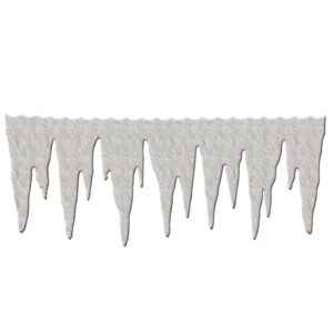 Σταλακτίτες Χιόνι Παραθύρου Πάχνη 60x27cm Xmasfest 1131332