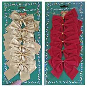 Φιόγκοι σετ=6τεμ 8cm Xmasfest 1131677