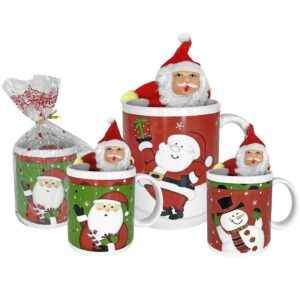 Κούπα Μεγάλη με Άγιο Βασίλη 330mL κούπα=10x8,2cm Xmasfest 1131798