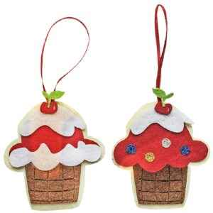 Στολίδι Τούρτα Τσόχινο 12x10cm Xmasfest 1132208