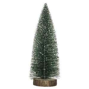 Δέντρο Γραφείου Χιονισμένο Μεγάλο με Βάση Κορμού 26cm Xmasfest 1132347