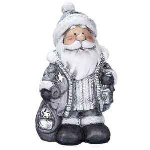 Κηροπήγιο Κεραμικό Άγιος Βασίλης 19x11.5x8,5cm Xmasfest 1132412