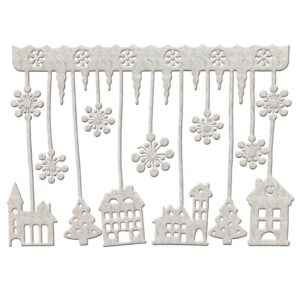 Σταλακτίτες Χωριό από Πάχνη 67x48cm Xmasfest 1132449