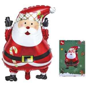 Μπαλόνι Μεταλλιζέ Άγιος Βασίλης 62x45cm Xmasfest 1132689
