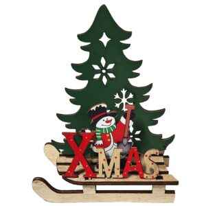 Παράσταση Χριστουγεννιάτικη Ξύλινη 16x11cm Xmasfest 1132951