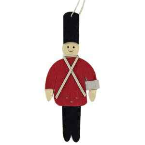 Στολίδι Κρεμαστό Ξύλινος Στρατιώτης 12x5,5cm Xmasfest 1133049