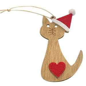 Στολίδι Κρεμαστό Γατούλα με Σκούφο 10cm Xmasfest 1133277