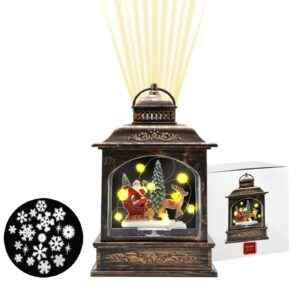 Φανάρι Άγιος με Λαμπάκια και Προτζέκτορα Usb/μπαταρίας 21x13,5x8cm Xmasfest 1133321