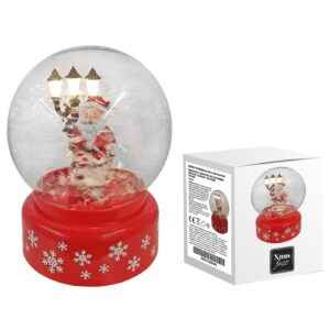 Φανάρι Χιονόμπαλα με 4 Λειτουργίες 18x ø14cm Xmasfest 1133332