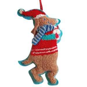 Στολίδι Κρεμαστό Τάρανδος με Σκουφί Κόκκινο 20x10cm Xmasfest 1133424