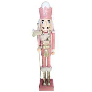 Καρυοθραύστης Γίγας με ροζ Ρούχα 55cm Xmasfest 1133475