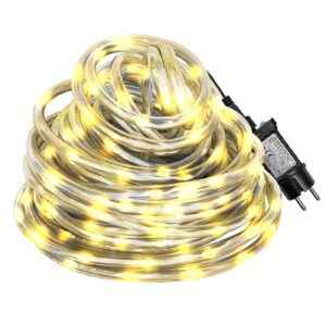 Φωτοσωλήνας 400 LED 20m Λευκός Θερμός με Προγράμματα IP44 Φ11mm 20m (+3m Extra Καλώδιο) Xmasfest 1133513