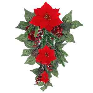 Δάκρυ με Χριστουγεννιάτικη Διακόσμηση Αλεξανδρινά 72cm Xmasfest 1133518