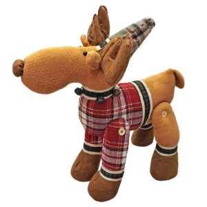 Τάρανδος Πάνινος με Μπότες 45x40cm Xmasfest 1133722