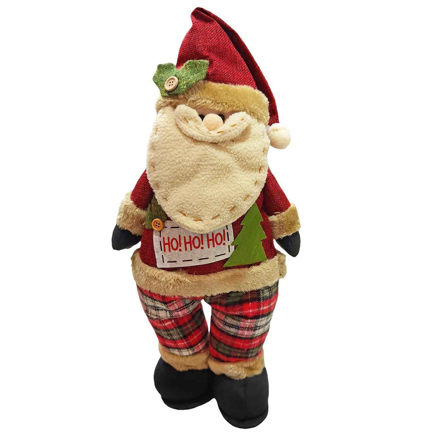 Άγιος Όρθιος Πάνινος Hohoho 50x18cm Xmasfest 1133726