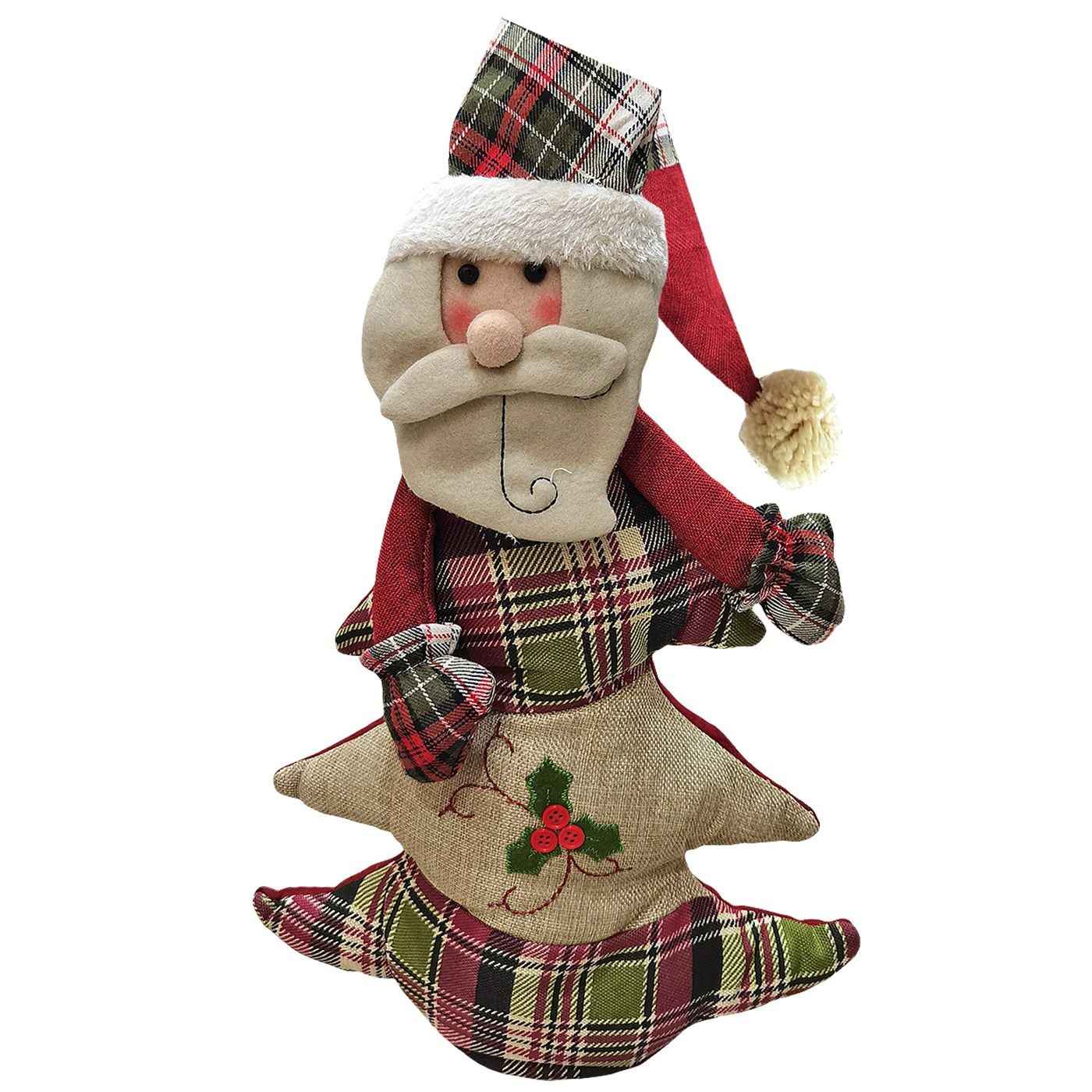 Άγιος Πάνινος Δέντρο Καρώ 65x30cm Xmasfest 1133729