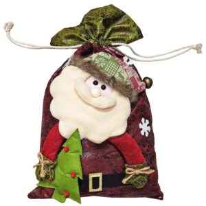 Σάκος Άγιος Βασίλης με Κουδούνι 55x35cm Xmasfest 1133731