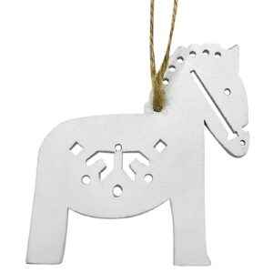 Στολίδι Ξύλινο Αλογάκι 7cm Xmasfest 1133741