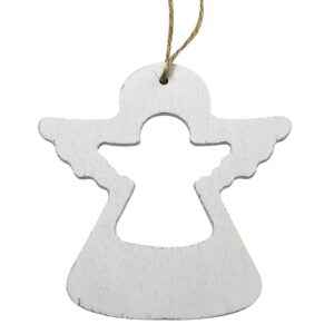 Στολίδι Ξύλινο Αγγελούδι 7x6cm Xmasfest 1133745