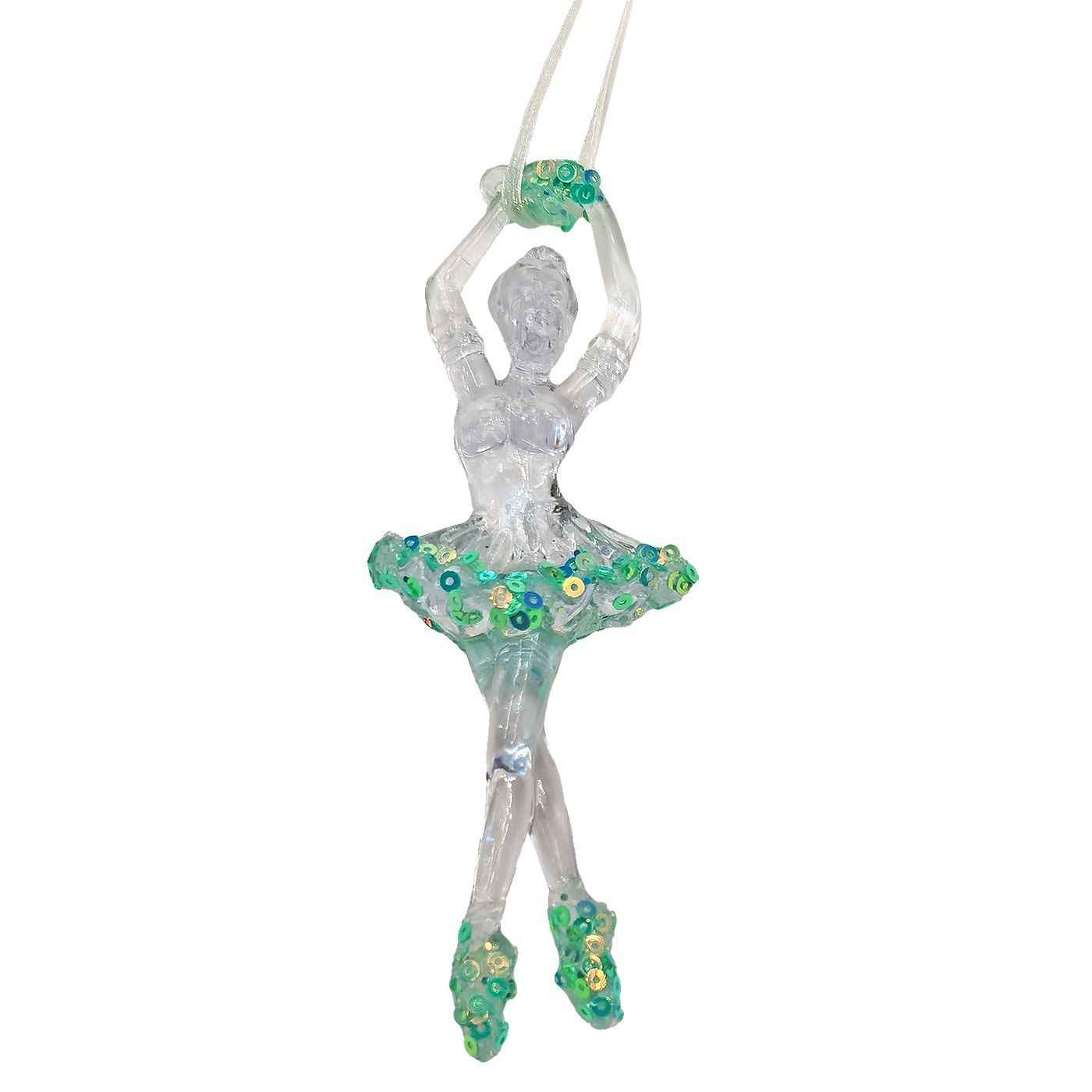 Decorazione Acrilica Ballerina 14x5cm Xmasfest 1133780