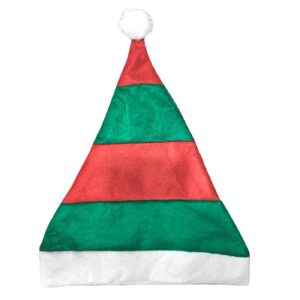 Σκούφος Ξωτικού Πράσινο-Κόκκινο Ριγέ 38x27cm Xmasfest 1133786