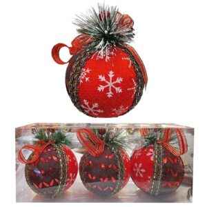 Μπάλα Xmas Υφάσματα & Αξεσουάρ ø8cm Xmasfest 1133803