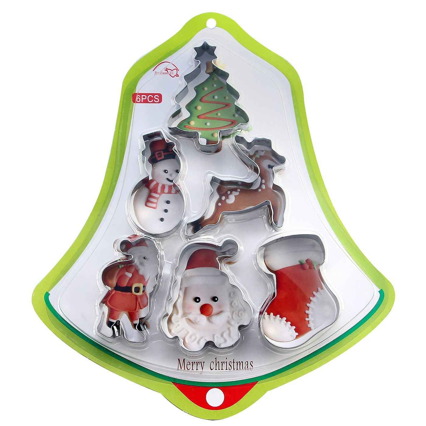 Κουπ πατ σετ=6 τεμ σε Xmas Καμπάνα 28x24cm Xmasfest 1133843