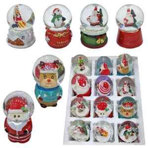 Χιονόμπαλα Χριστουγέννων ø4,5x6,5cm Xmasfest 1133858