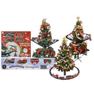 Τρένο Μπαταρίας με Βάση για Δέντρο Χριστουγεννιάτικο 49x43x6cm Ράγες= ø80cm Xmasfest 1133877