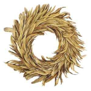 Στεφάνι με Φτερά & Πούπουλα Χρυσό ø50cm Xmasfest 1133905