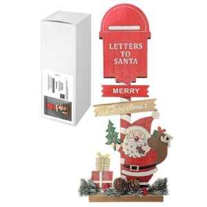 Διακοσμητικό Ξύλινο Letters to Santa 40x17x6cm Xmasfest 1133913