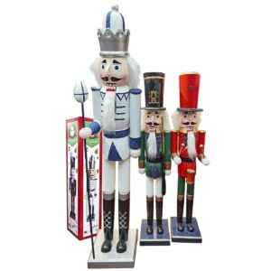 Στρατιώτης Ξύλινος Καρυοθραύστης Χριστουγέννων Γίγας 68cm Xmasfest 1133988