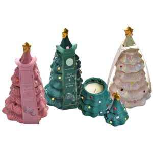 Κερί Αρωματικό σε Κεραμικό Χριστουγεννιάτικο Δέντρο 22x14cm 400gr net 950gr Μεικτό Xmasfest 1133997