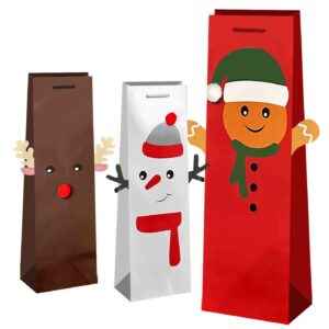 Τσάντα Δώρου Χάρτινη Ποτού Xmas Φιγούρα 37x13x13cm Xmasfest 1134022