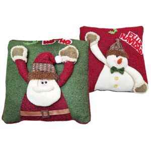 Μαξιλάρι Χριστουγεννιάτικο με 3D Φιγούρα 39x39cm Xmasfest 1134036