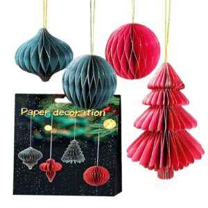 Στολίδι Χάρτινο 3D Πτυσσόμενο Κρεμαστό 10x8cm Xmasfest 1134040