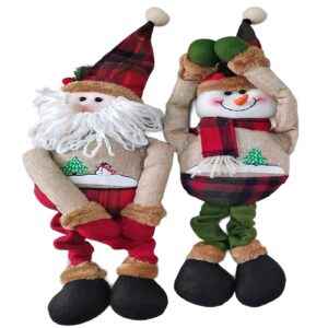 Φιγούρα Χριστουγεννιάτικη Πάνινη με Μακριά Χέρια 55x16cm Xmasfest 1134049