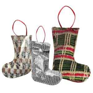 Στολίδι Κρεμαστό Πάνινο Μπότα 15x10cm Xmasfest 1134056