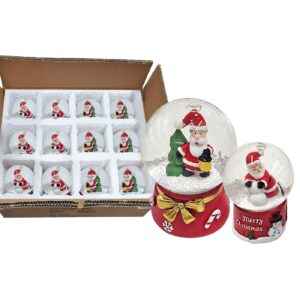 Χιονόμπαλα Άγιος ø4,5cm ø4,5x6,5cm Xmasfest 113521